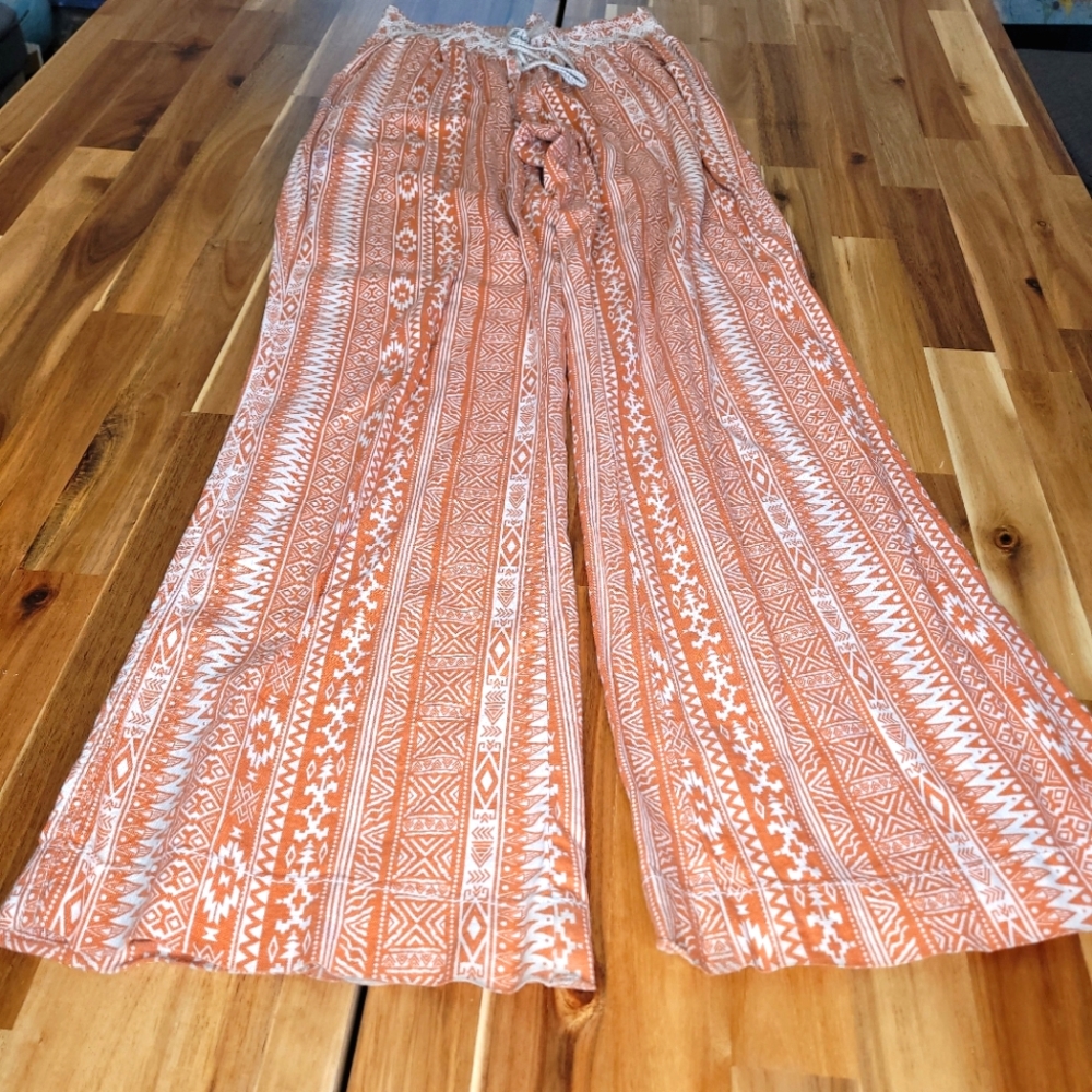 Boho Elastic wide legged pants